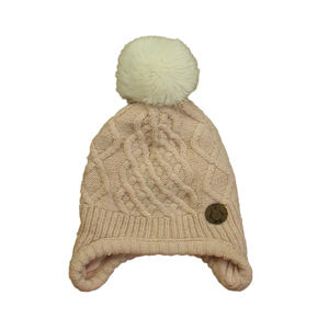 Unknown Brand Girls Pink Winter Hat size: 6-12 Months